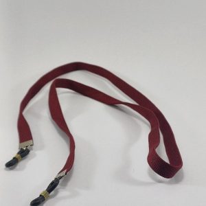 بند عینک اسلشی رنگ زرشکی