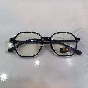 عینک بلوکات suncruseبا عدسیblue cut مناسب کامپیوتر و موبایلو فریم کائوچویی بارنگ مشکیمدل21029با جلد و دستمالسایز51#17